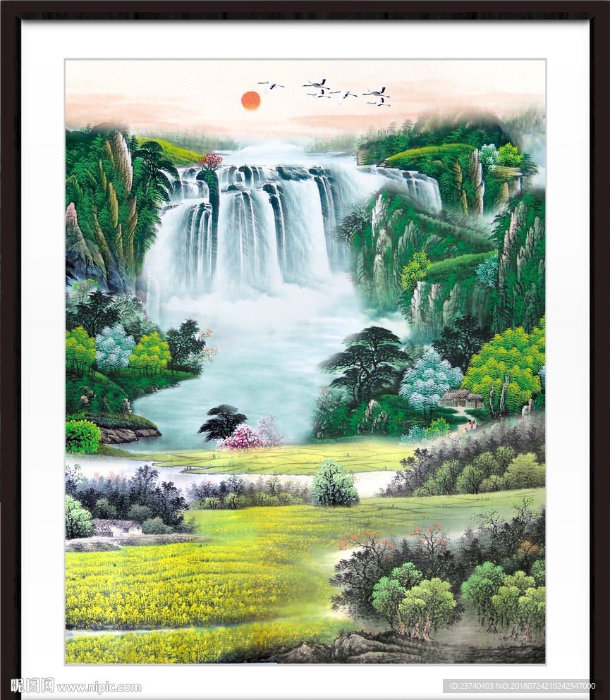 山水国画