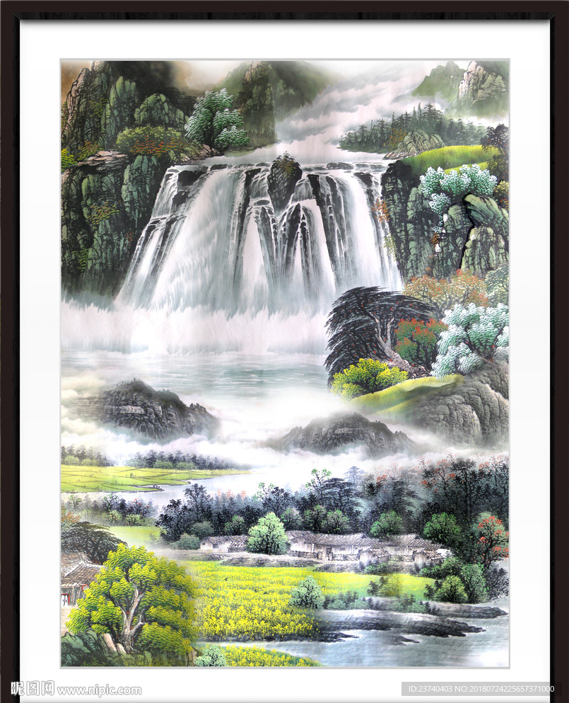 山水国画