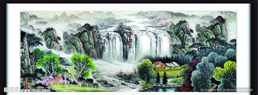 山水国画