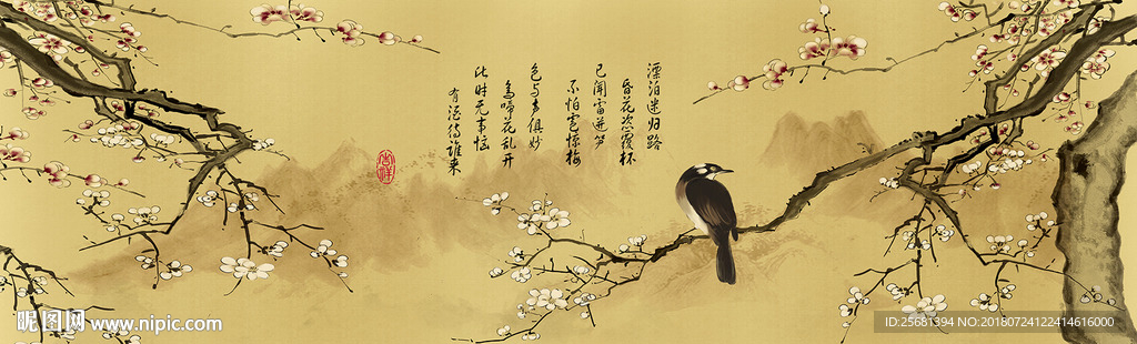 床头画新中式