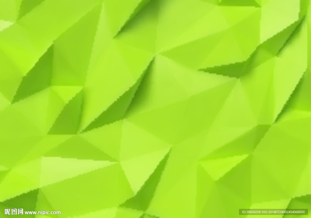 质感绿色菱形几何图形不规则图形