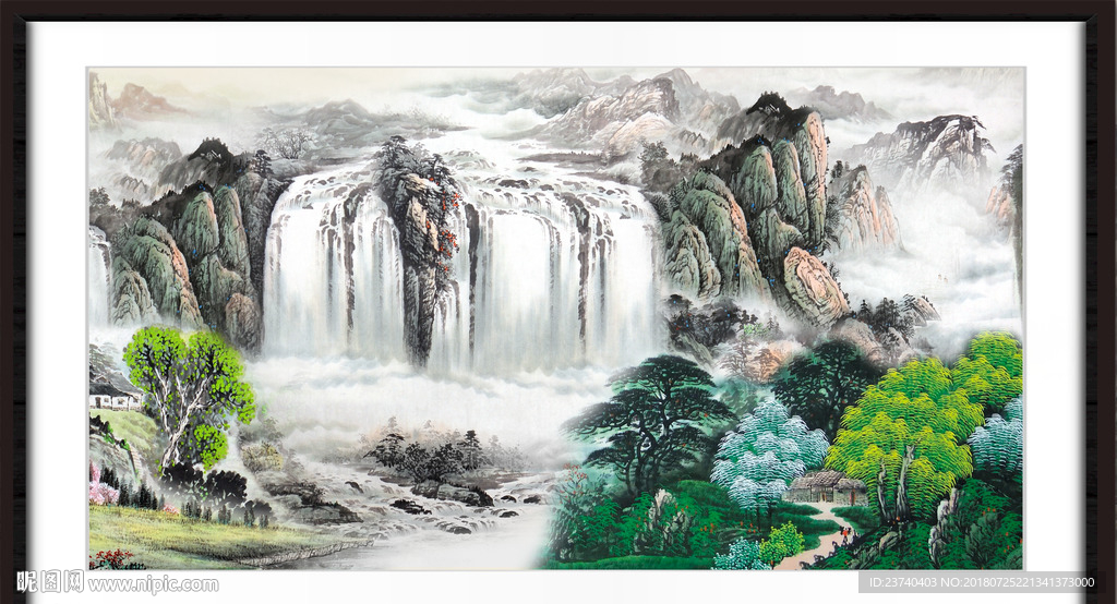 山水国画