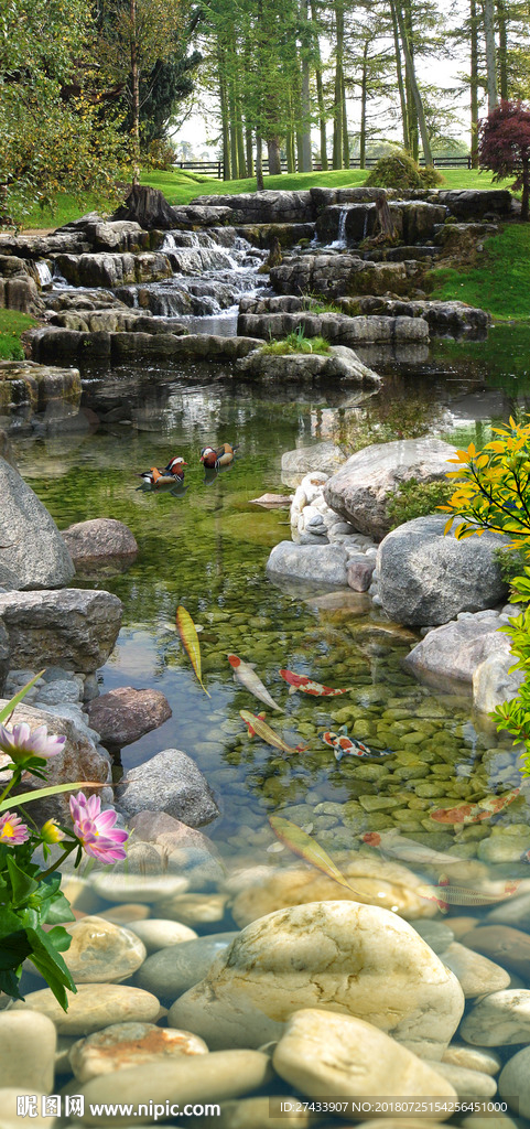 风景背景墙