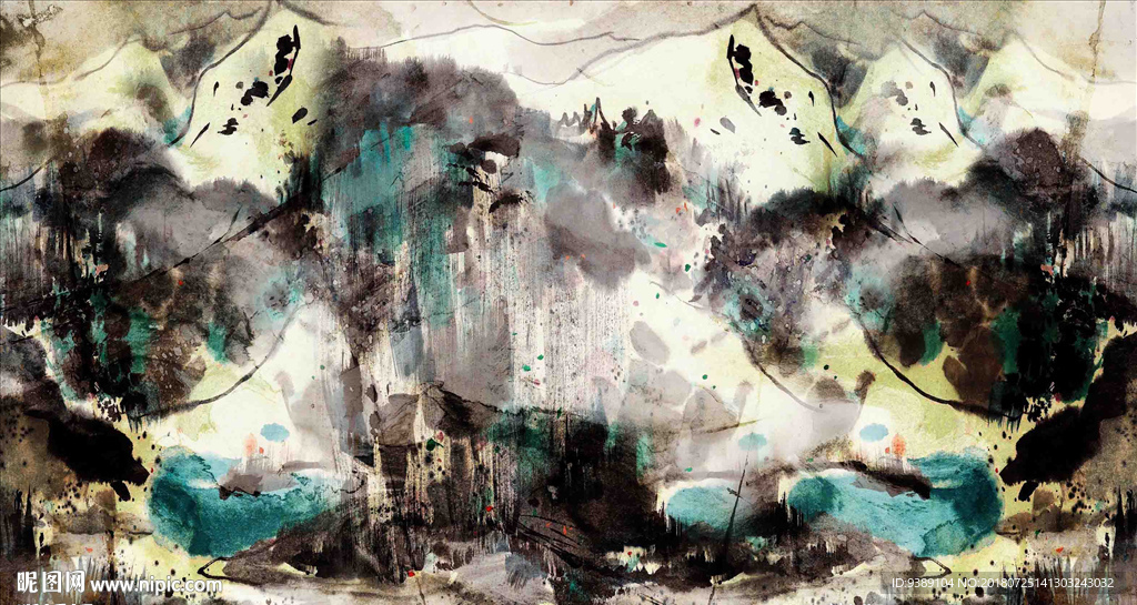 抽象油画