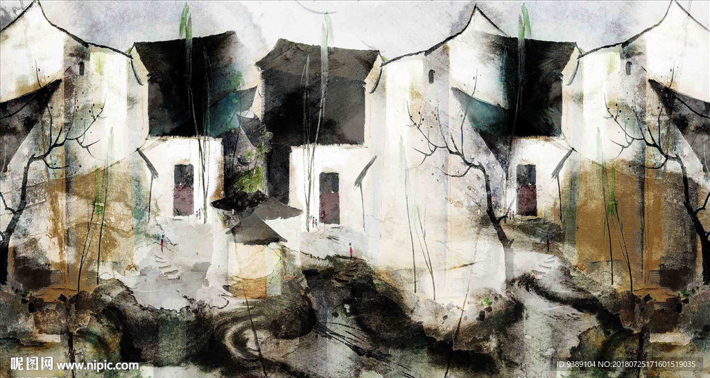 抽象油画