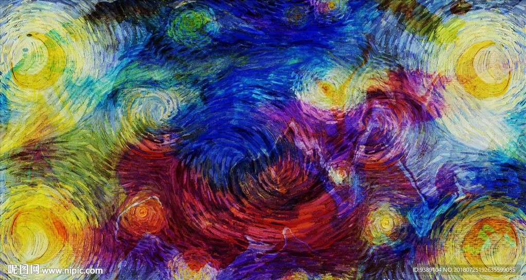 抽象油画