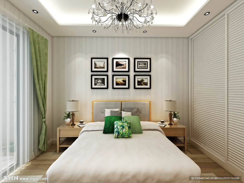 地中海风格客卧装修效果图