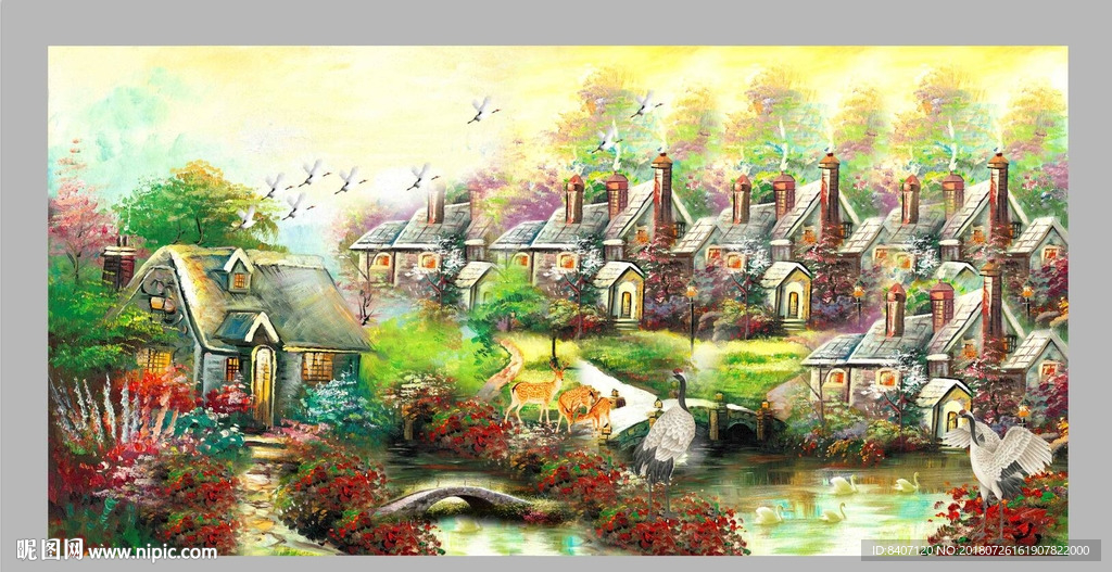 油画风景