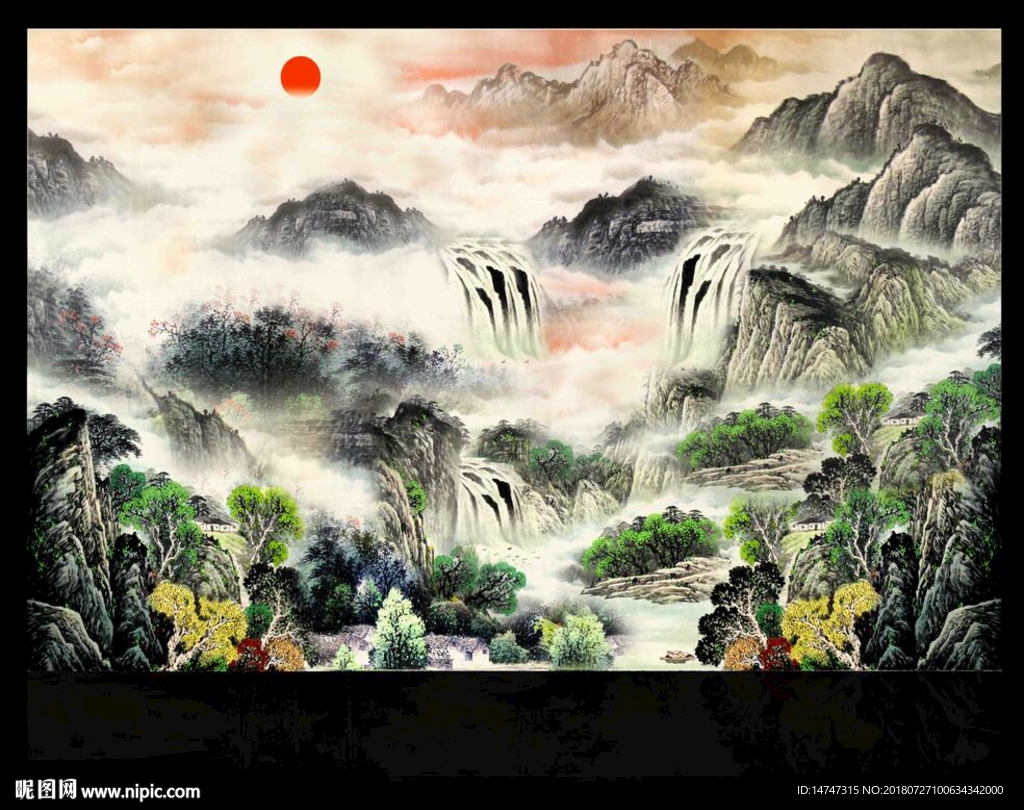 国画山水