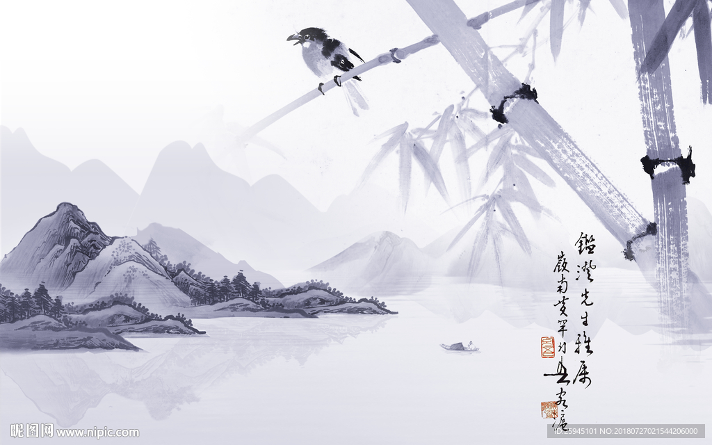 中式背景墙