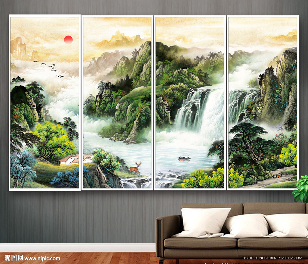 山水国画