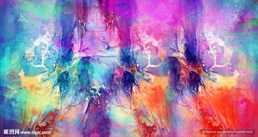 抽象油画