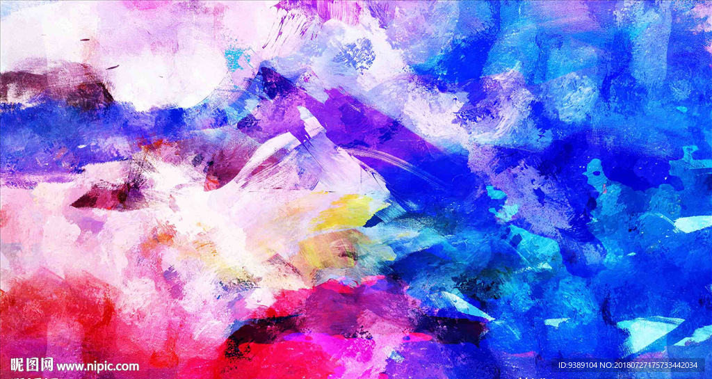抽象油画