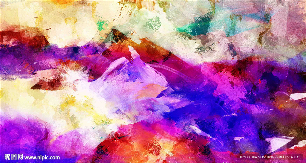 抽象油画