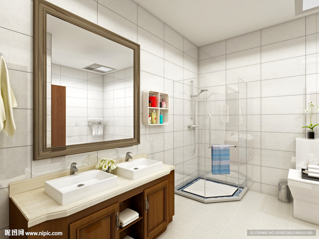 卫生间浴室装修效果图