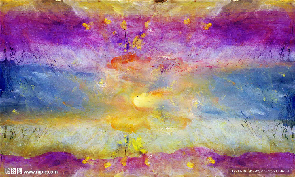 抽象油画