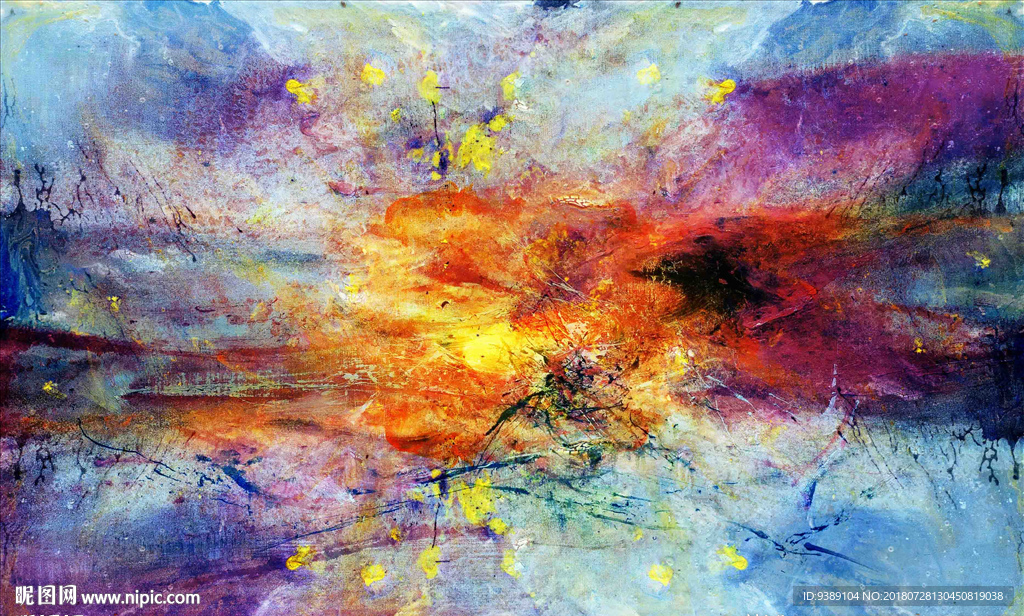 抽象油画