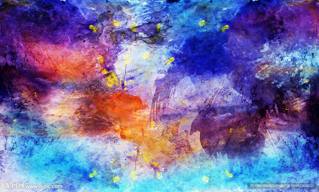 抽象油画