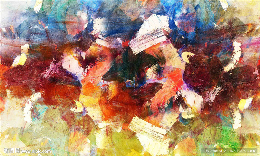 抽象油画