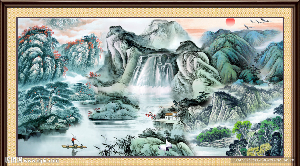 山水国画