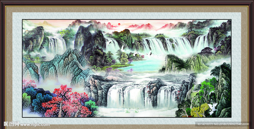 国画山水