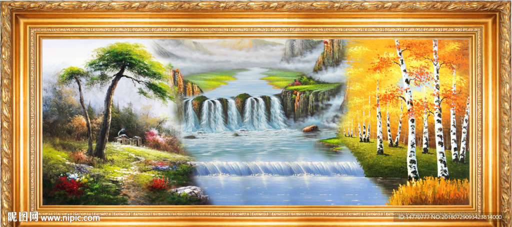 风景山水油画