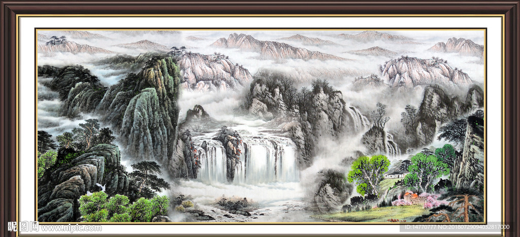 国画山水