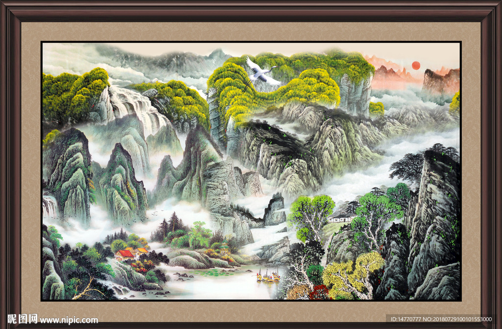 山水国画