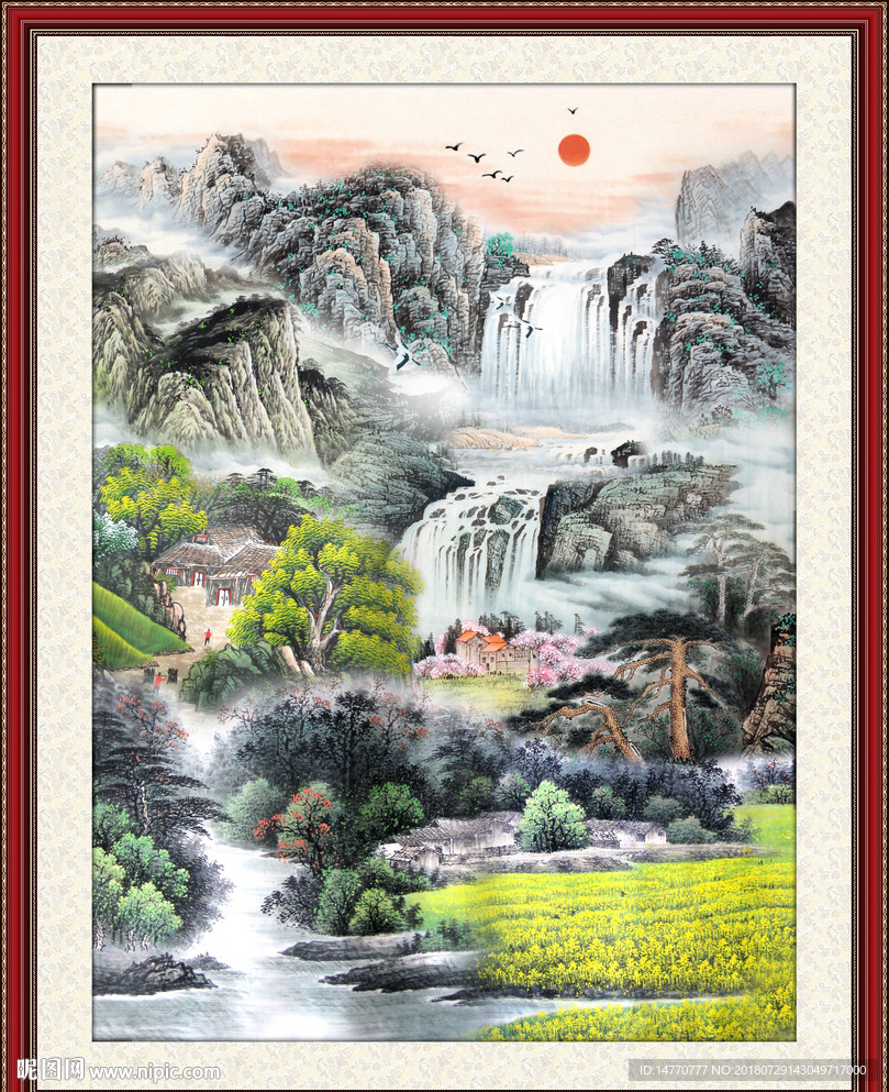 国画山水