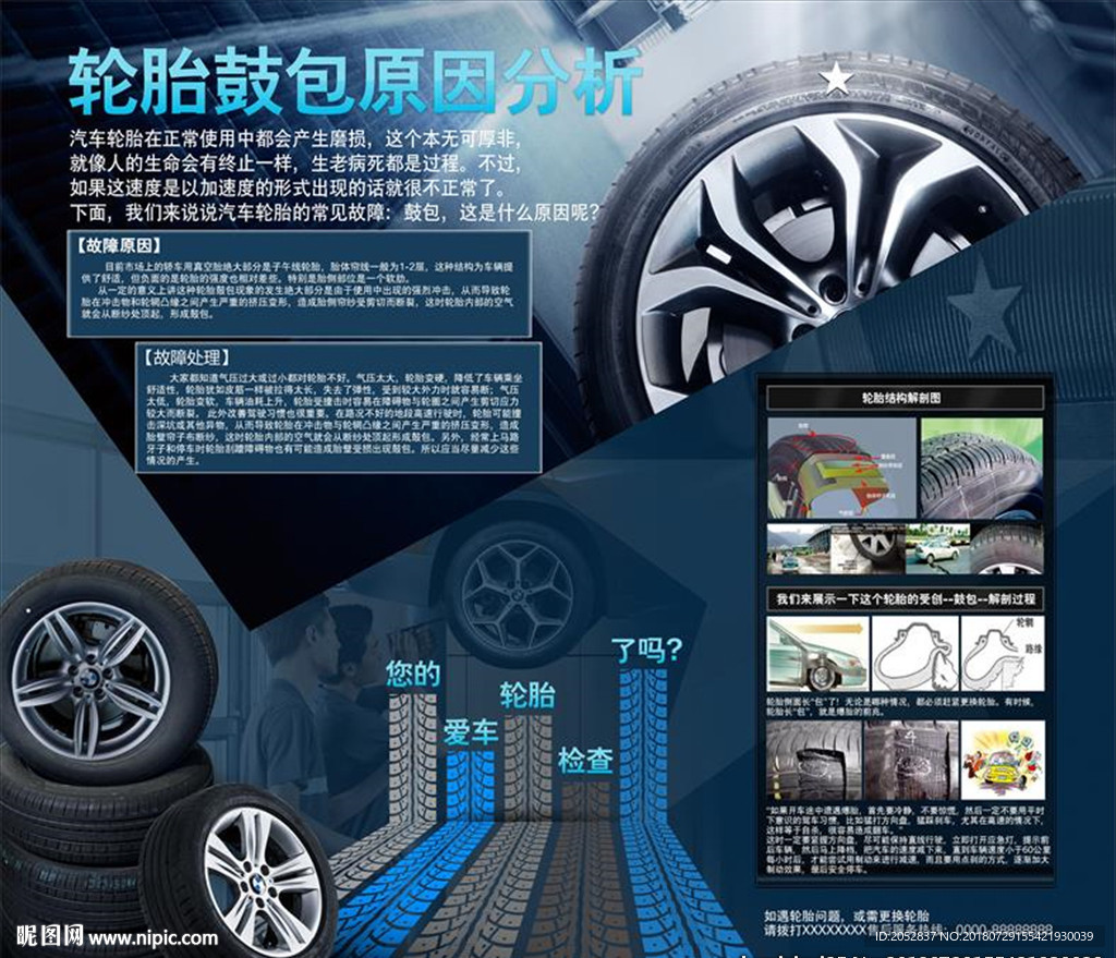 轮胎鼓包原因分析