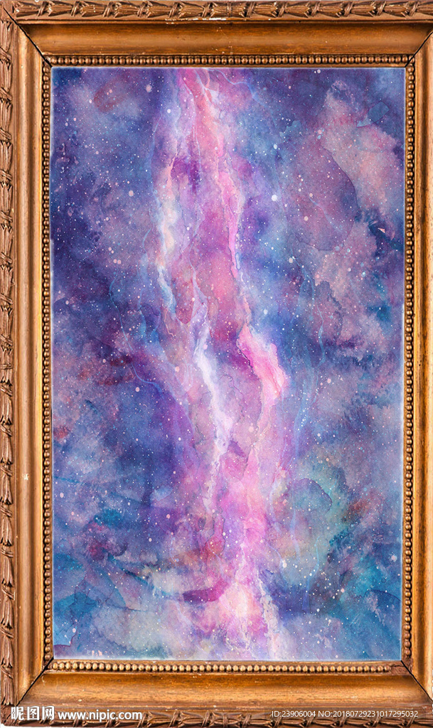 抽象星空装饰画