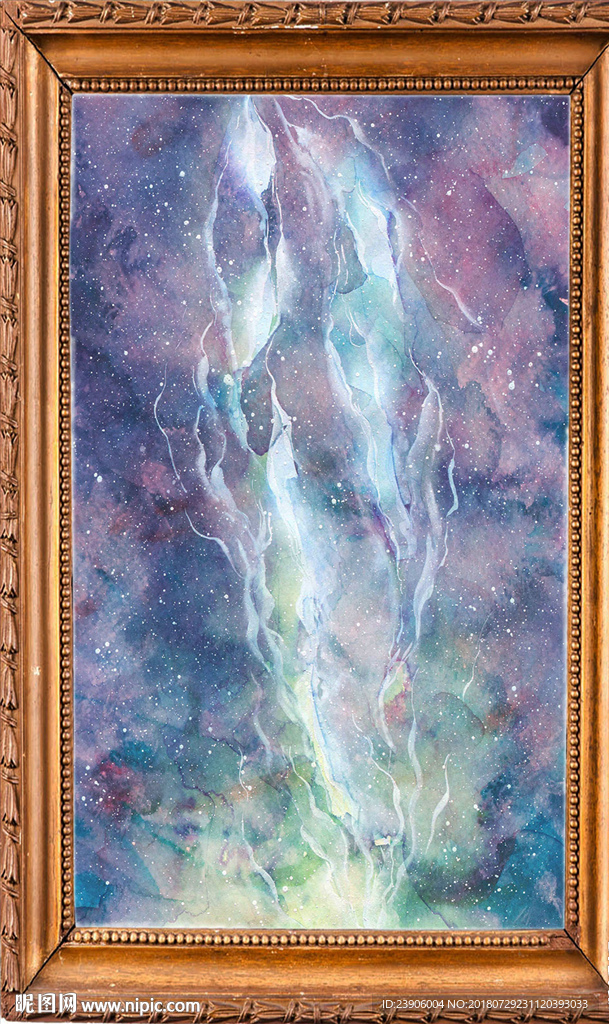 抽象星空装饰画