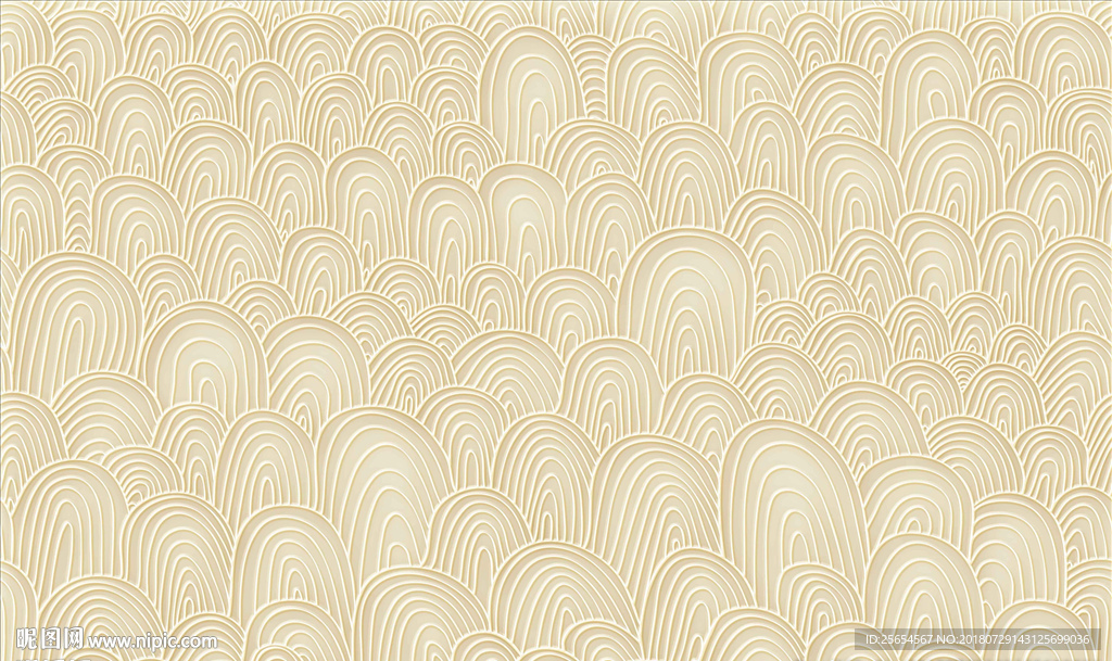 花纹浮雕背景墙