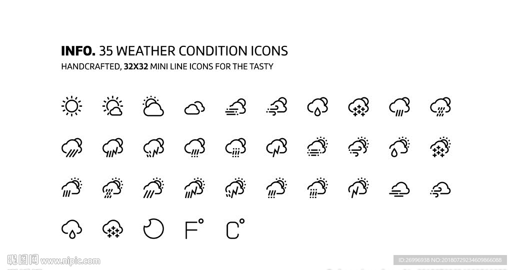 35天气预报图标icons