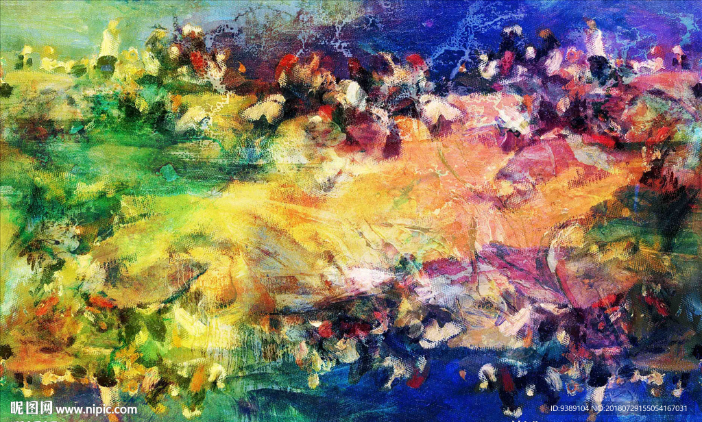 抽象油画