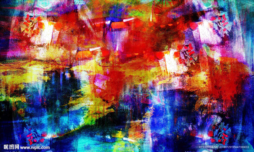 抽象油画