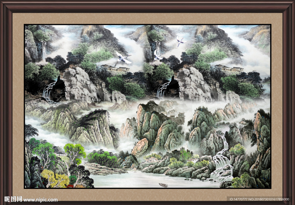 山水国画