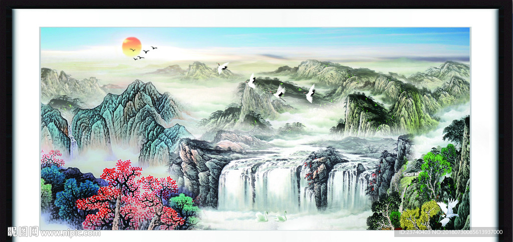 山水国画