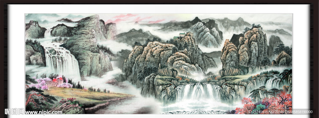 山水国画