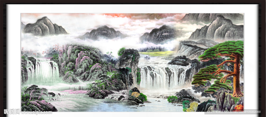 山水国画