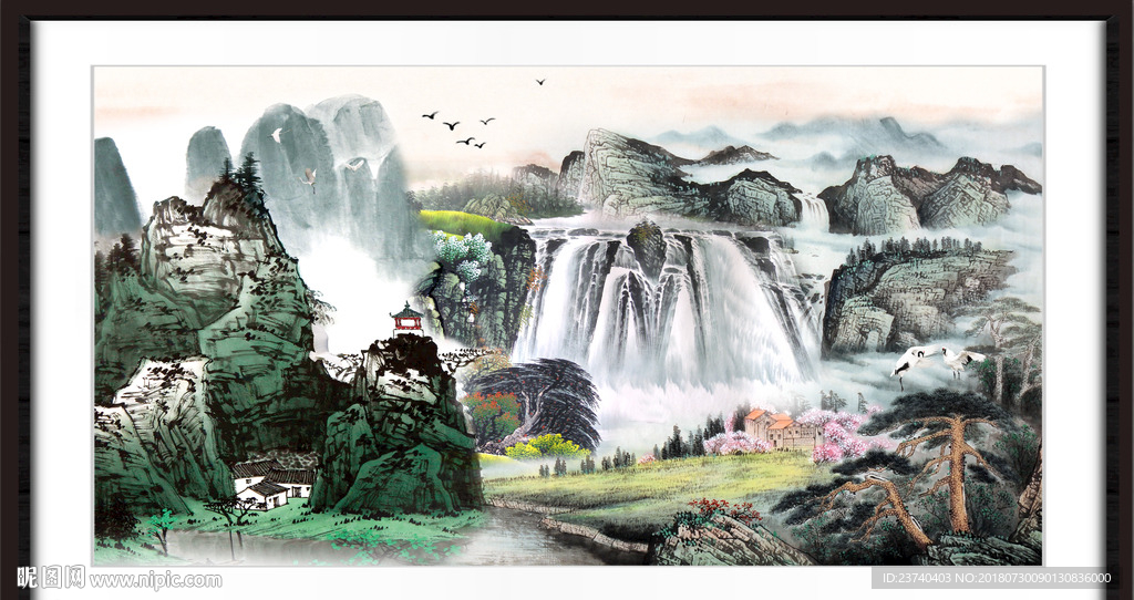 国画山水