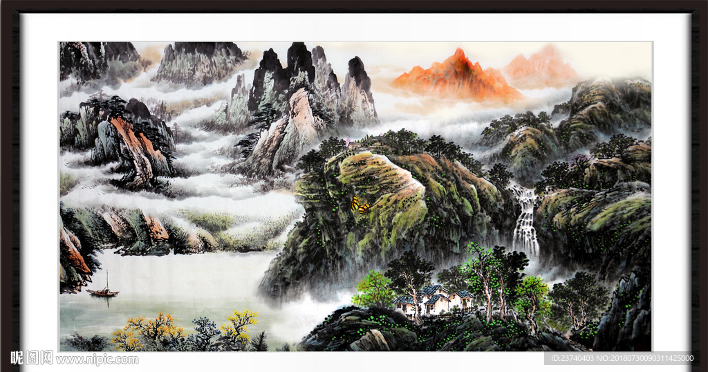 山水国画