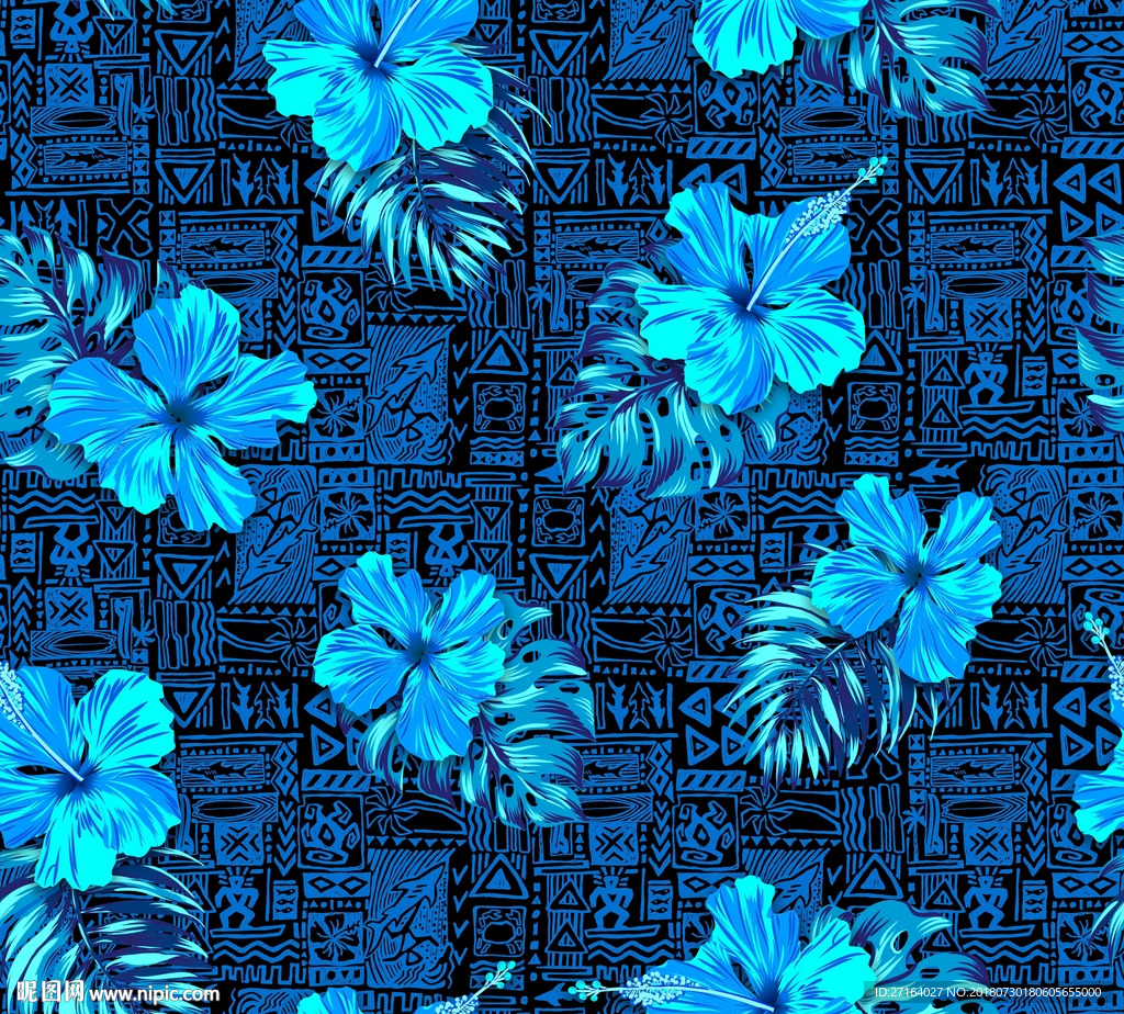 服装纺织图案 衬衣短裤休闲图案