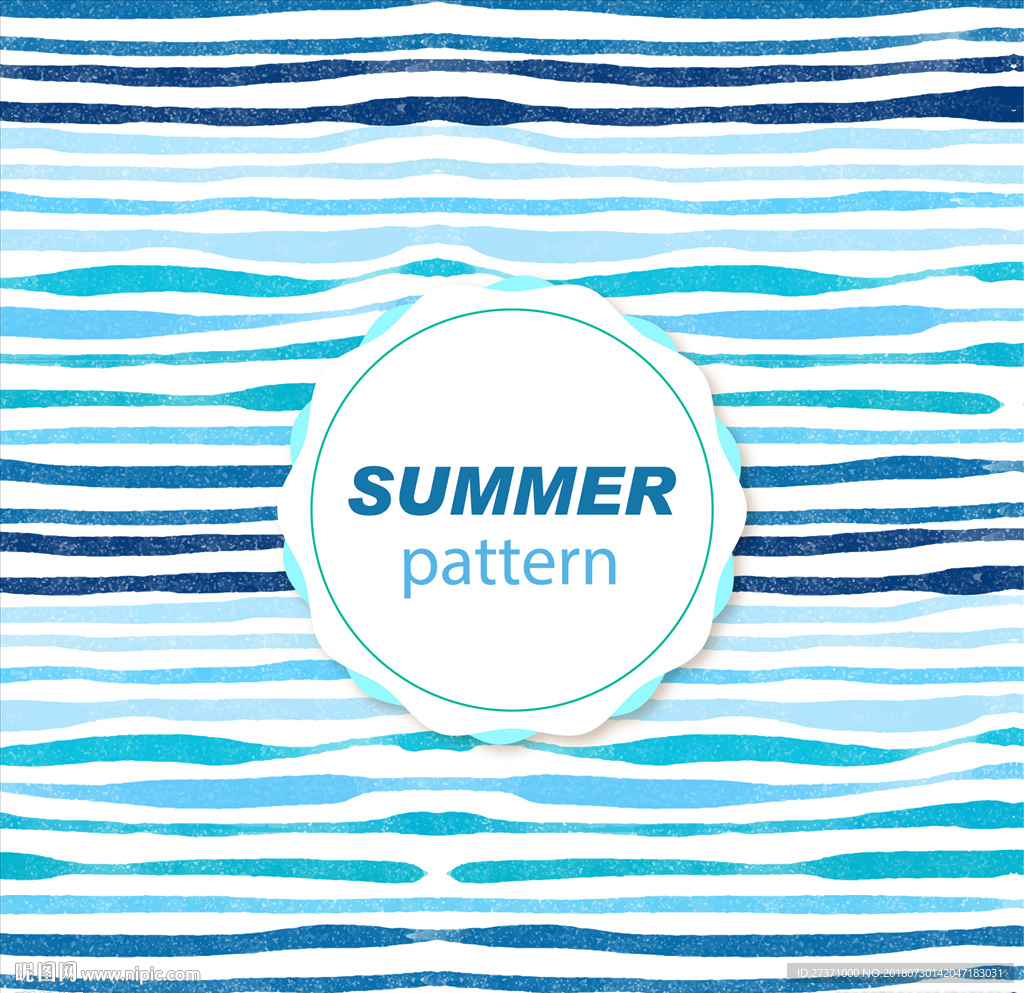 矢量夏日美满背景图