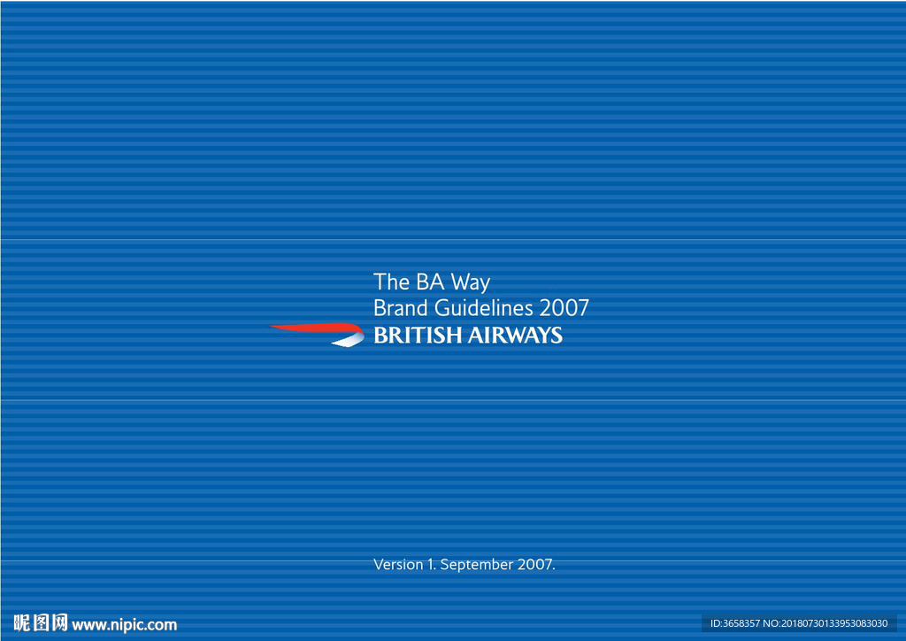 英国航空视觉识别VI手册