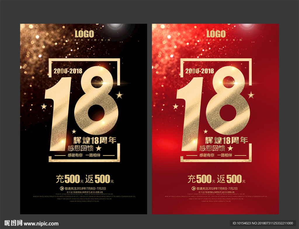 18周年