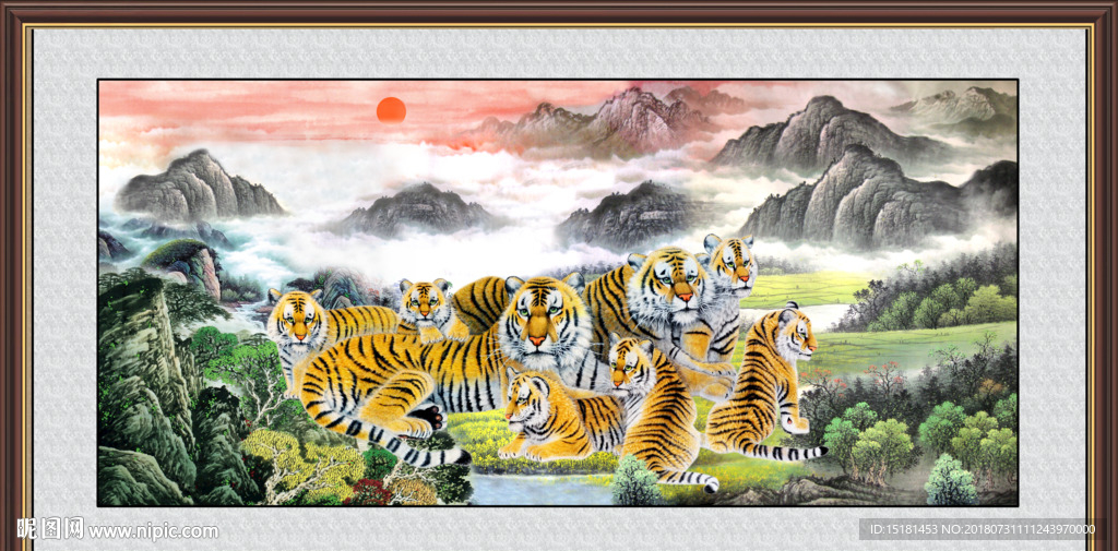 国画老虎