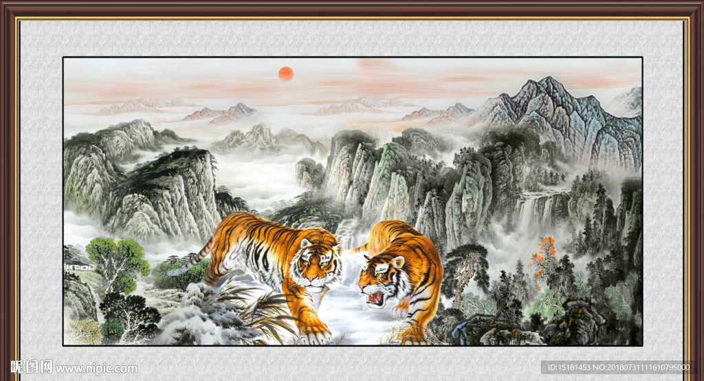 国画老虎