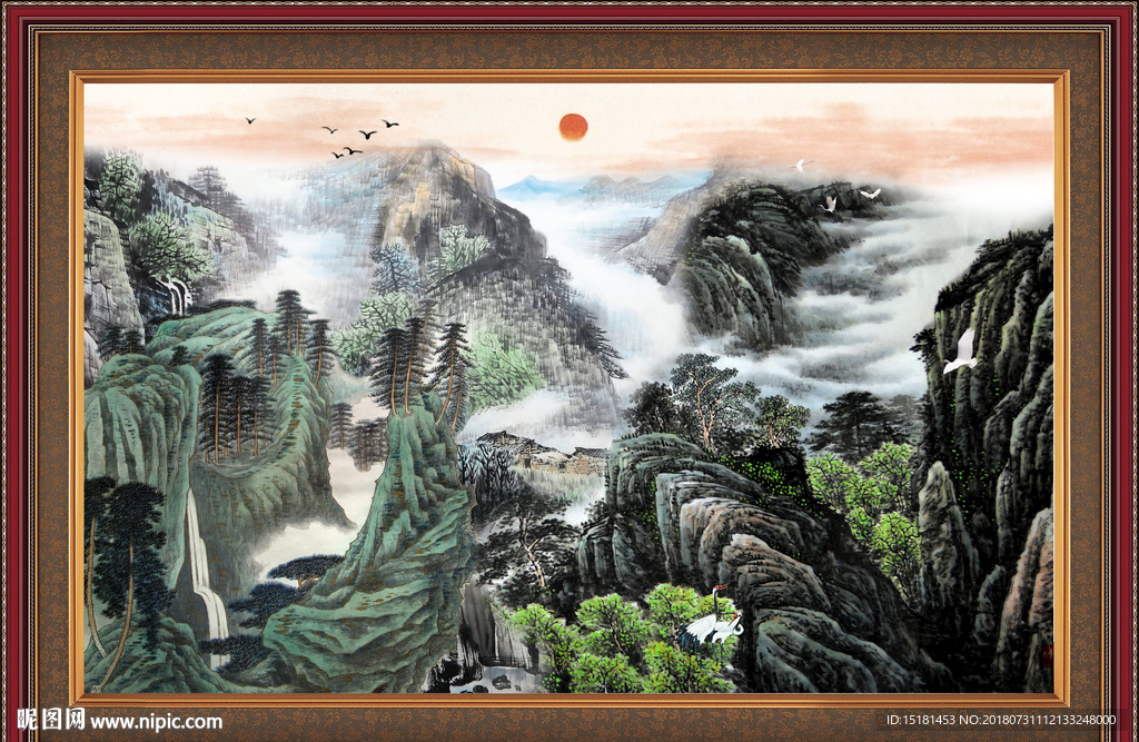 山水国画