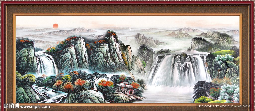 山水国画
